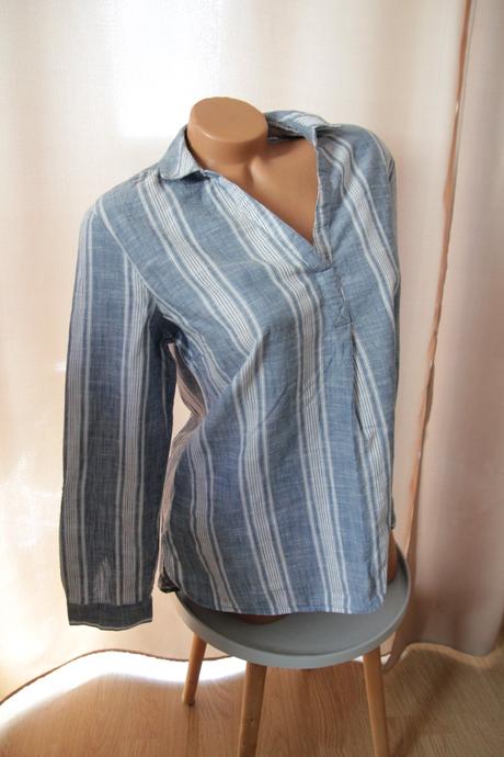 Bielo modrá bavlnená tunika l, george,l