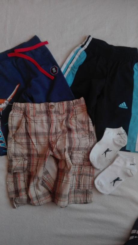 3x krátke nohavice + 2x ponožky, dopodopo,110