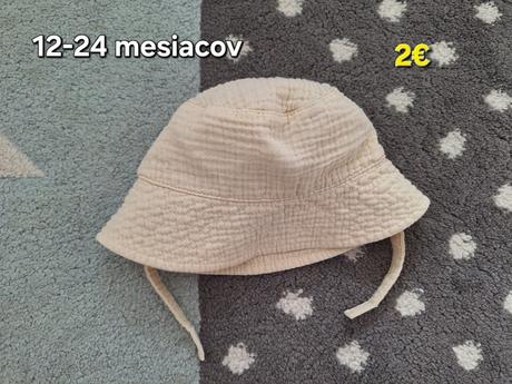 Muselinovy letny klobuk 86/92, primark,86