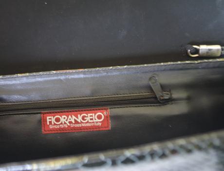 Kožená spoločenská kabelka fiorangelo, fiorangelo