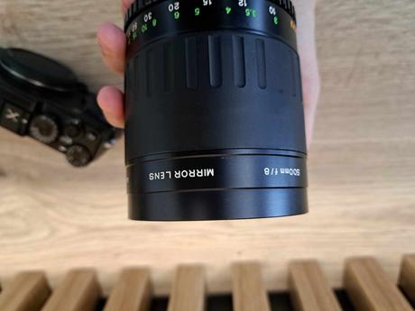 Fujifilm x-e1 + objektív vivitar 500 mm f/8, fuji