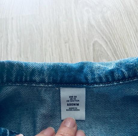 Štýlový rifľový bavlnený overal značky h&m, h&m,m