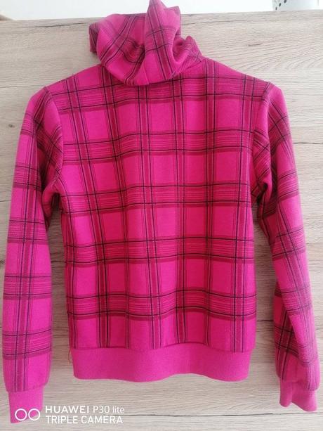 Bunda s dlhým rukávom ružová 38, l