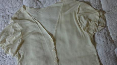 Kvalitný cardigán - sveter krátky rukáv v. m/l, m