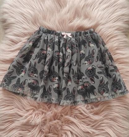 Suknička so zajačikami, h&m,122