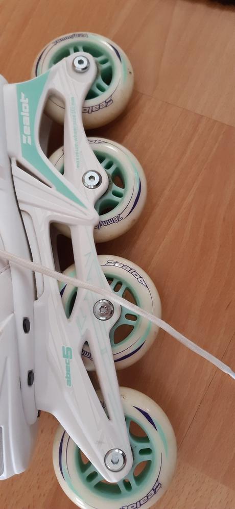 Kolieskové korčule + chrániče, zealot,40