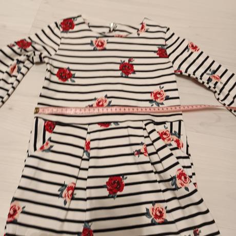 Kvietkové šaty, h&m,134