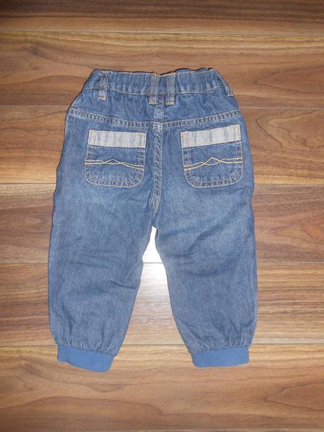 Riflové nohavice, c&a,80