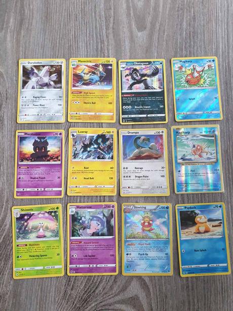 Pokemon leskle karty tcg,