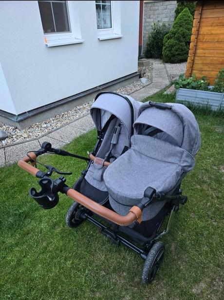 Kočár pre dvojičky hartan two select gtr, hartan,hartan two select