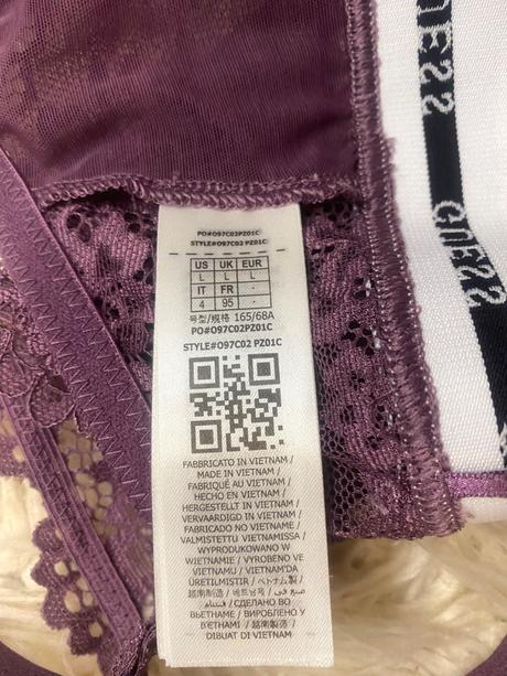 Guess čipkovaná podprsenka, guess,l