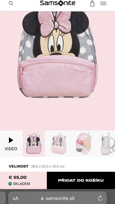Samsonite minnie batoh, 