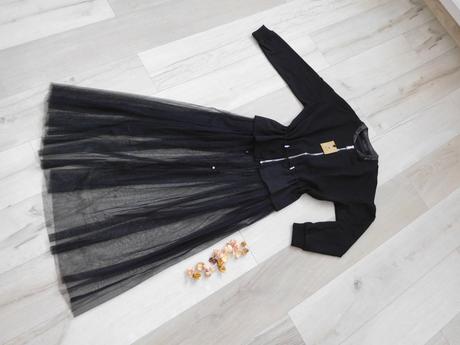 Mikinky bavlnené s tilovou suknicou s/m nová, 36