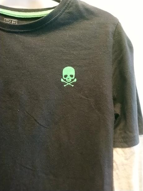 Chlapčenské čierno sivé tričko, f&f, 134-140, f&f,140