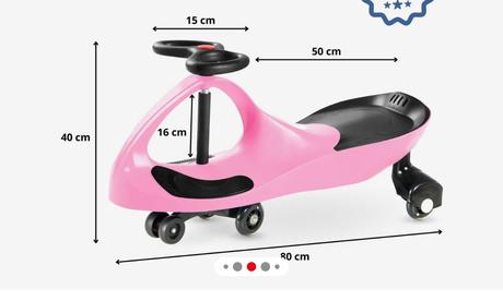 Otočné autíčko s riadidlami, 