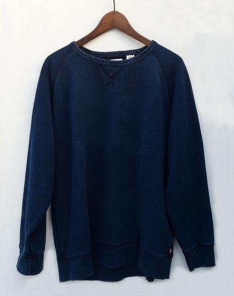 Levis atramentovo modrá mikina, levis,xl