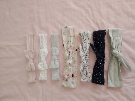 Látkové čelenky h&m, h&m