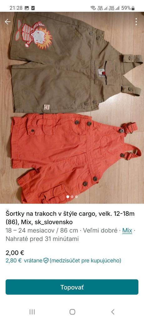 Balík oblečenia velk. 12-18m 86, 86–98