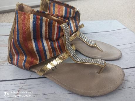 Dámske nízke sandale, 40