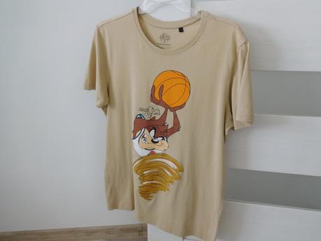 Tričko pánske m, krémové bavlnené,, m