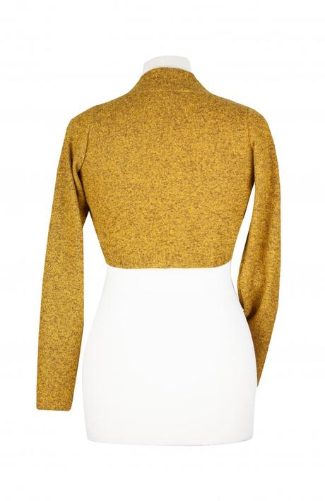 Dámske bolerko angel wings horčicové veľ. s/m, m / s