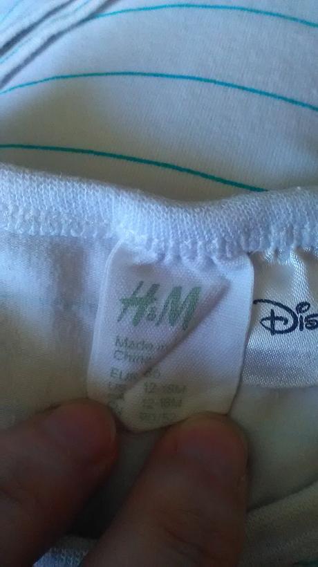 Tielko na leto disney,veľkosť 12-18mesiacov, h&m,86