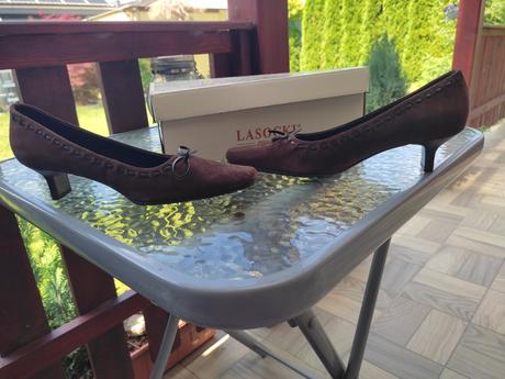 Lodičky tmavohnedé, ecco,38