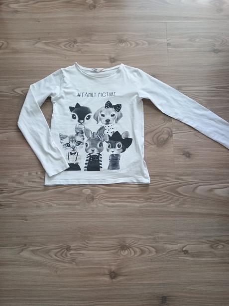 Dievčenské tričko, hm, 134/140, h&m,134