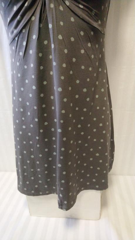 Dámske elastické tmavo sivé šaty, white stuff, s