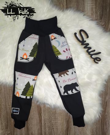 Softshellove nohavice, 86 - 128