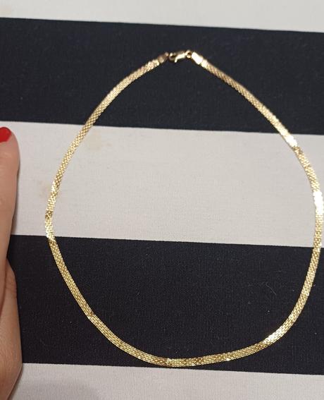 Zlatý náhrdelník 45 cm,