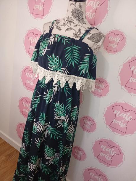 Letné maxi šaty l/xl, l