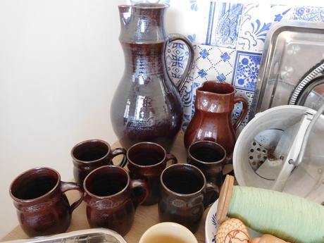 Smalt, keramika, prútené,mlynčeky,, 