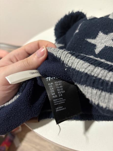 Chlapčenská čiapka a šál, h&m,92
