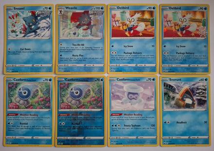 Pokémon karty "chilling reign" (2),
