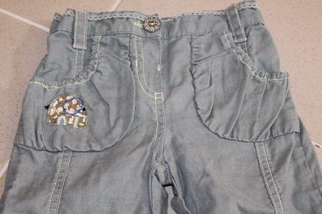 3/4 platene nohavice, next,98