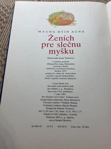 Krásna retro rozprávka ženích pre slečnu myšku, 