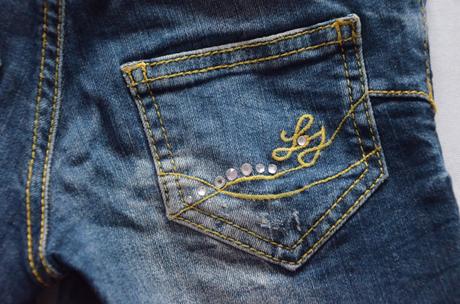 Riflové šortky zn.liu jo, 116