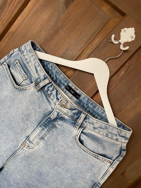 Mom slim fit džínsy 42 f&f, f&f,42