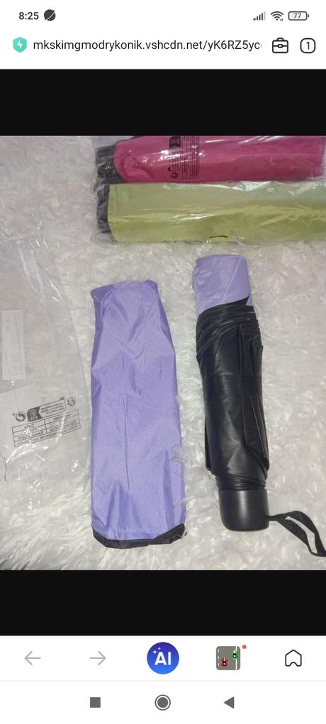 Dáždnik s kvetinovým vzorom,