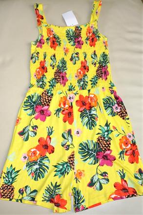 158/164 h&m kvietkovany overal,playsuit,13-14 r., h&m,164