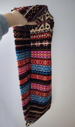 Nekonečný šál - nórsky vzor, 