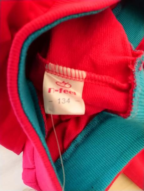 Dievčenské ružové tepláky love, n-feel, 128-134 cm, 128