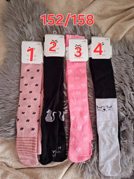 Bavlnené pančuchy 152/158, 152 / 158