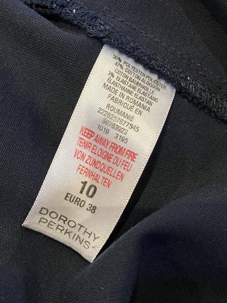 Dámske nohavice tmavomodré dorothy perkins (38), dorothy perkins,m