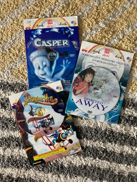 Dvd rozprávky 3ks, 