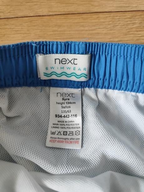 Plavky + tričko s spf ochranou, next,134