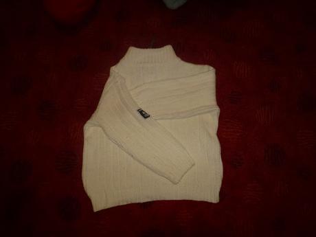 Béžový svetrík pre chlapca 116, 116