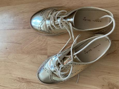 Krasne zlate topanky, zara,37