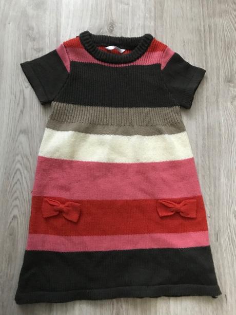 Pletené šatičky  1/2 roka, pepco,92